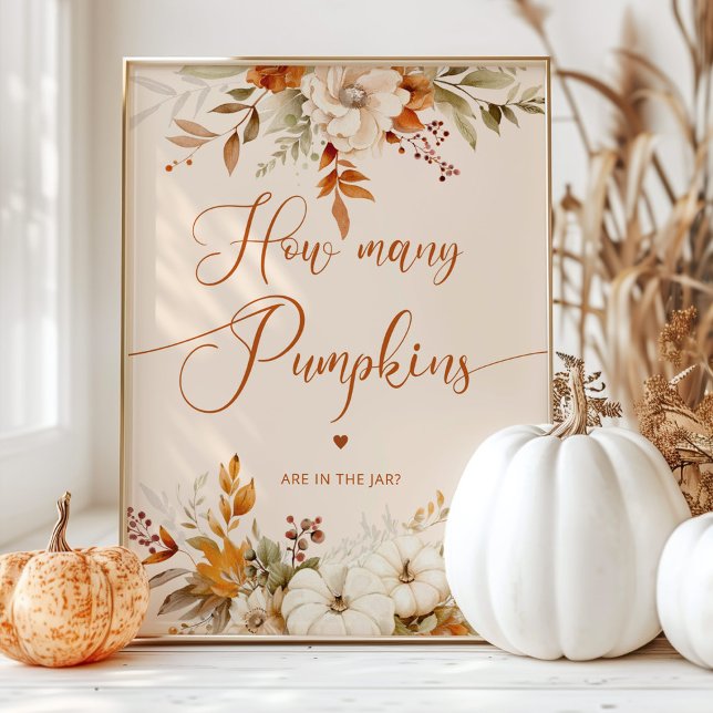 Poster Russe automne devine combien de baby showers citro (Créateur téléchargé)