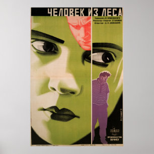Poster russe avant-gardiste