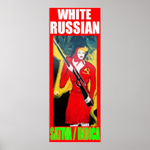 POSTER RUSSE BLANC SATIVA INDICA
