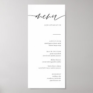 Poster Russe Menu Mariage Téléchargement numérique