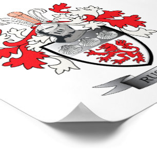 Poster Russell Coat of Arms