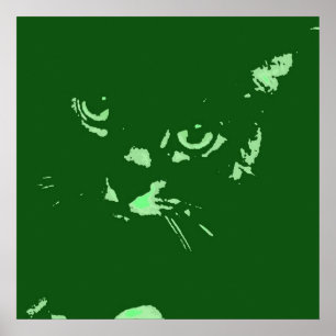 Poster Russian Blue Pop Art