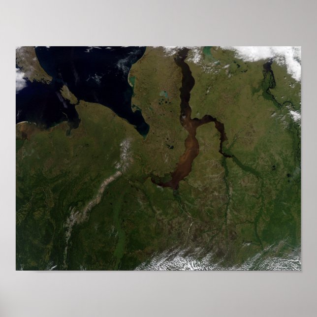 Poster Russie centrale du Nord (Devant)