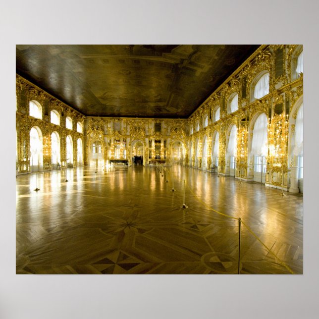 Poster Russie, Saint-Pétersbourg, Palais de Catherine (ak (Devant)