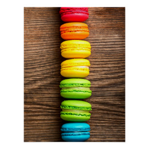 Poster Rustic Macaron Stack
