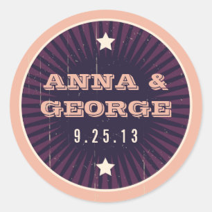 Poster rustique : Sticker Eggplant Dream