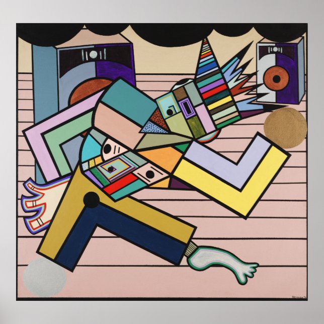 Poster "Ru'style Presence" par Ruchell Alexander (Devant)