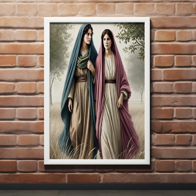 Poster Ruth marche ensemble avec courage et amour (Créateur téléchargé)