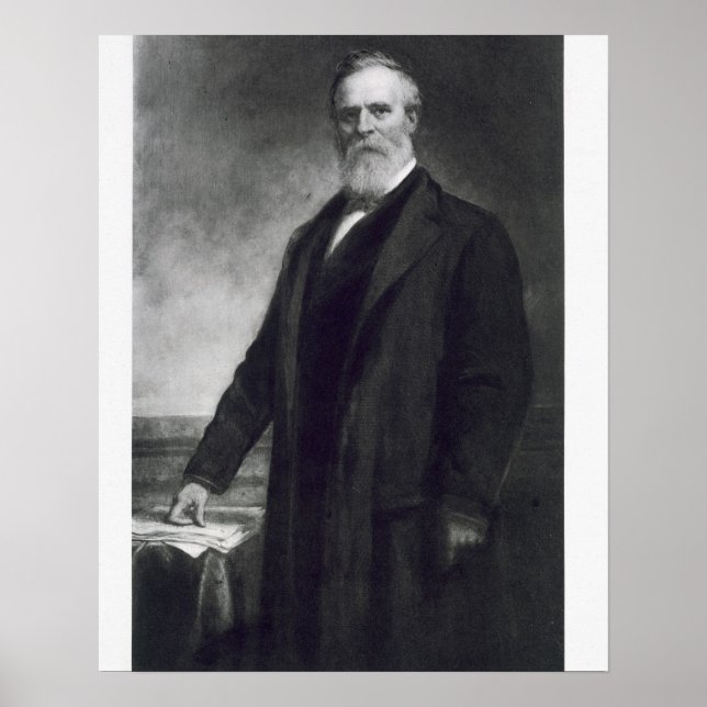 Poster Rutherford B. Hayes, 19e président des Nations Uni (Devant)