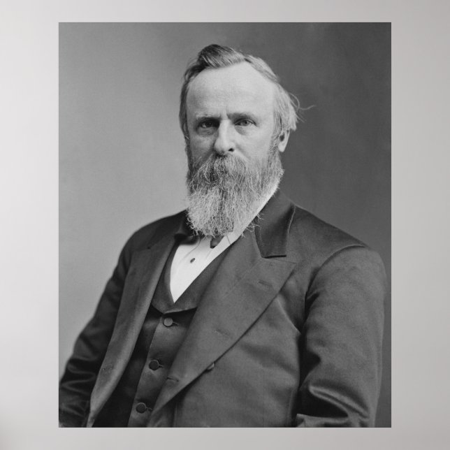 Poster Rutherford B. Hayes Portrait par Mathew Brady (Devant)