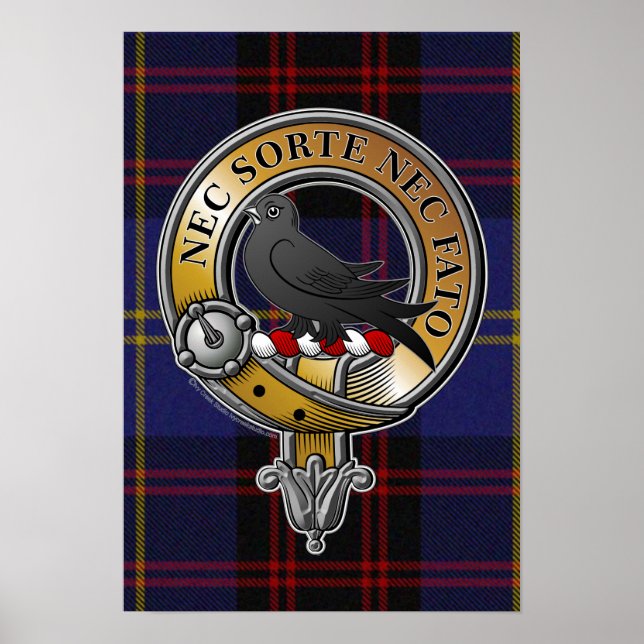 Poster Rutherford Tartan & Badge (Devant)
