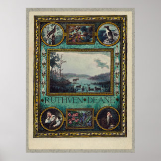 Poster Ruthven Deane, Mme Frank S. Hatch Bookplate Birds