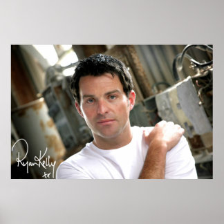 Poster Ryan Kelly Musique - Poster- Blanc clair T "Signé"