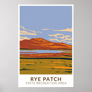 Poster Rye Patch State Recreation Area Nevada Vintage