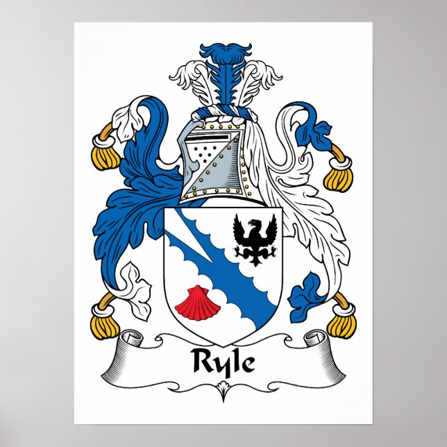 Poster Ryle Family Crest (Devant)
