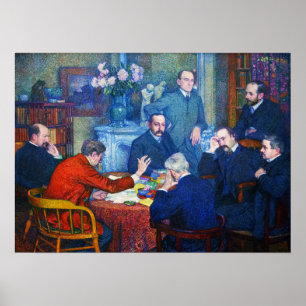 Poster Rysselberghe - Conférence D'Emile Verhaeren