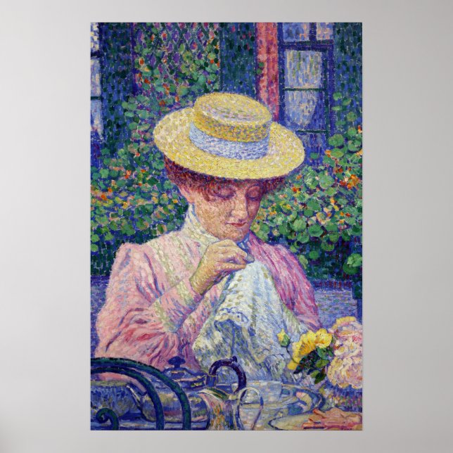 Poster Rysselberghe - Dans Le Jardin 1903 (Devant)