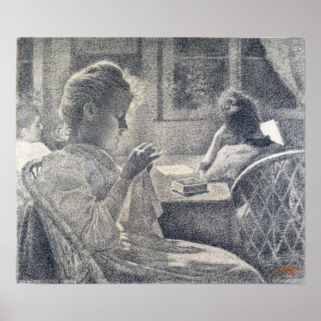 Poster Rysselberghe - Intimité (Devant)