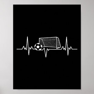 Poster Rythme Cardiaque Footll Amoureux Ll, Fréquence Net