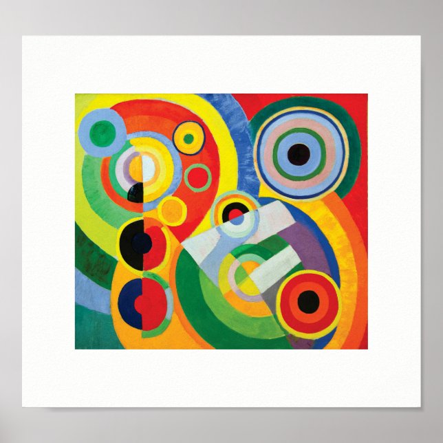 Poster Rythme de la joie de vivre by Robert Delaunay (Devant)
