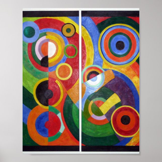 Poster Rythme de Robert Delaunay (Devant)