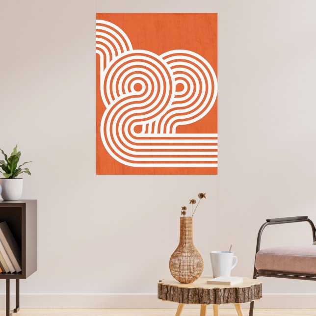 Poster Rythmes Vibrants Abstraits (Salon 3)