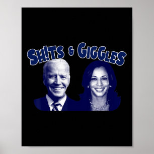 Poster S Et Giggles Biden Kamala Harris