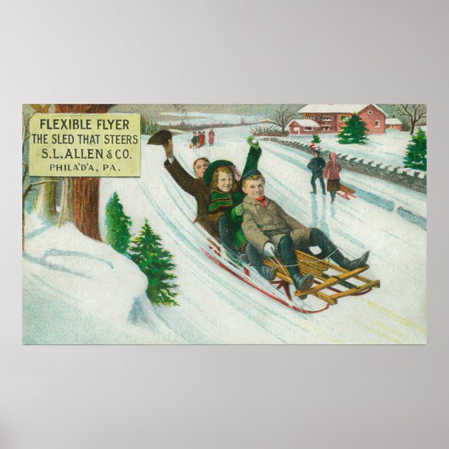 Poster S L Allen & Co Flexible Flexible (Devant)