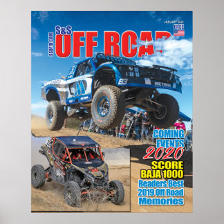 Poster S&S Off Road Magazine Janvier 2020 Couverture Impr