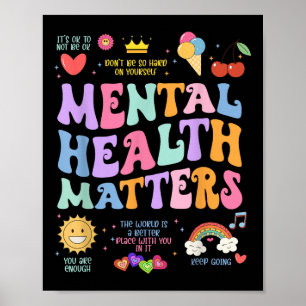 Poster S Santé mentale Super Santé mentale Mon