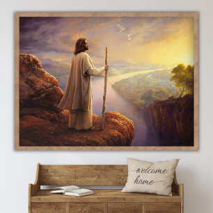 Poster Sa Création, Jésus-Christ Peinture, Portrait de Jé