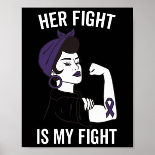 Poster Sa Lutte Est Ma Lutte Conscience De L'Épilepsie Vi