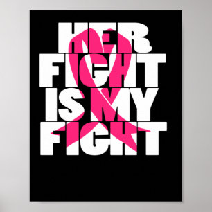 Poster Sa Lutte Est Ma Lutte Contre Le Cancer Du Sein