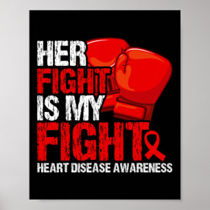 Poster Sa Lutte Est Ma Lutte Contre Les Maladies Cardiaqu