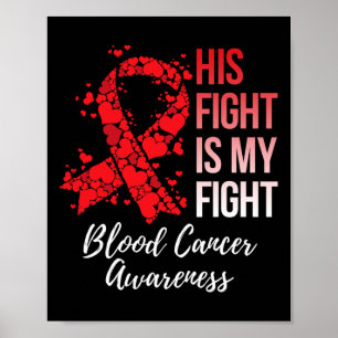 Poster Sa lutte est ma lutte Sensibilisation au cancer du