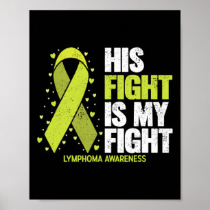 Poster Sa lutte est ma lutte Sensibilisation au cancer du
