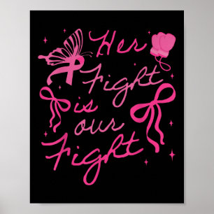 Poster Sa Lutte Est Notre Lutte Contre Le Cancer Du Sein