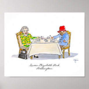 Poster Sa Majesté, la Reine Elizabeth II
