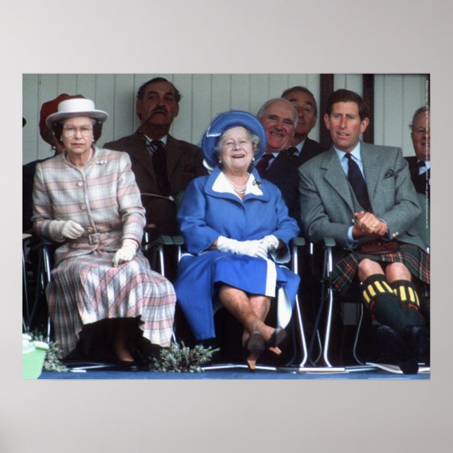 Poster Sa Majesté la reine Elizabeth, la reine mère (Devant)