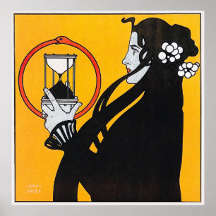 Poster Sable Dial - Art Nouveau Vintage