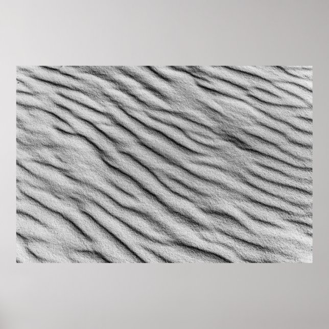 Poster Sable gris (Devant)