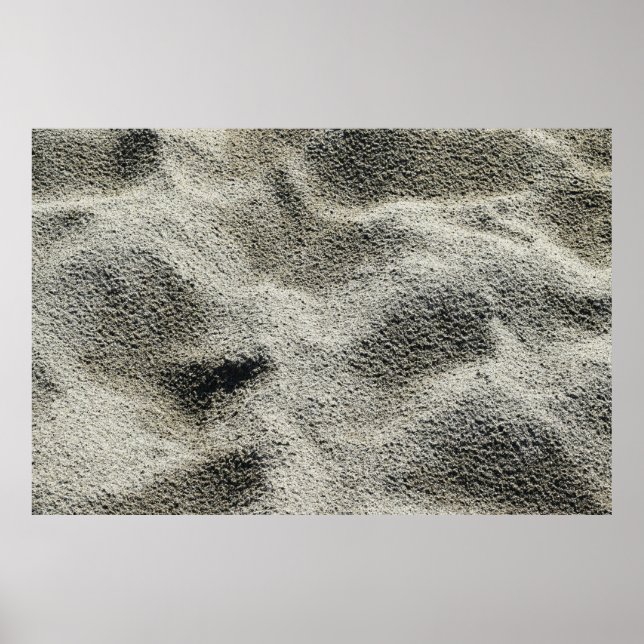 Poster Sable gris (Devant)
