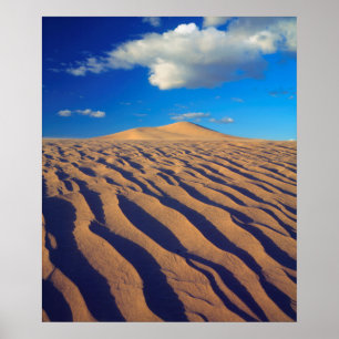 Poster Sables Dunes et Clouds