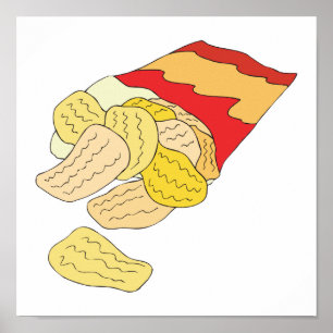Poster sac de chips
