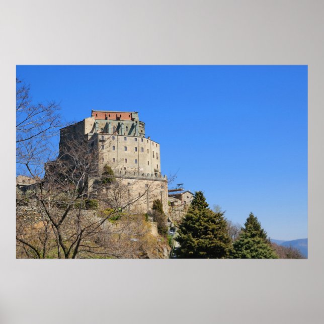 Poster Sacra di San Michele ou Abbaye Saint-Michel (Devant)