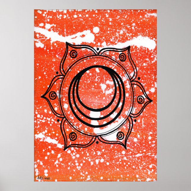 Poster Sacral Chakra (Devant)