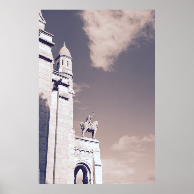 Poster Sacré-Cœur de Montmartre Paris Sacre Coeur (Devant)