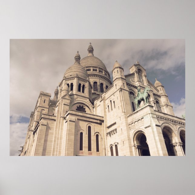 Poster Sacré-Cœur de Montmartre Paris Sacre Coeur (Devant)