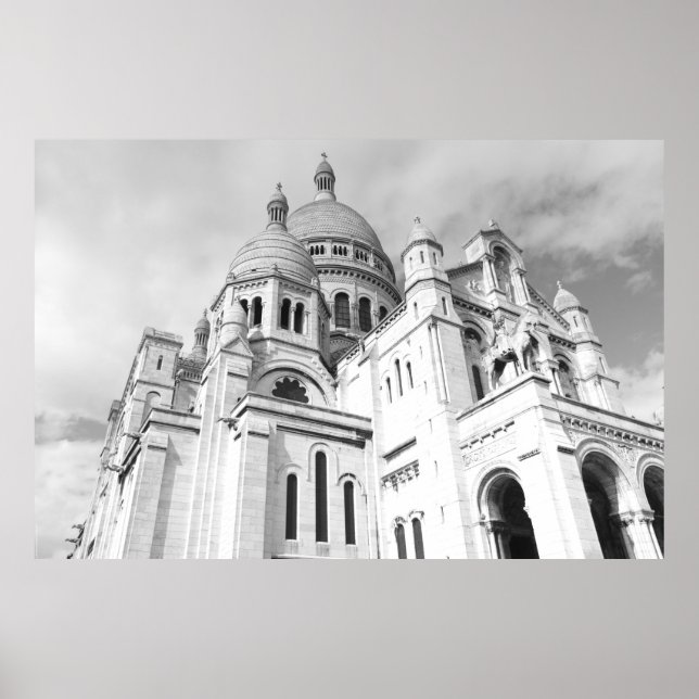 Poster Sacré-Cœur de Montmartre Paris Sacre Coeur (Devant)