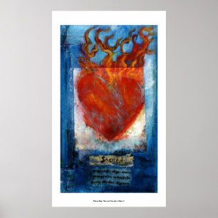 Poster Sacré coeur sanskrit